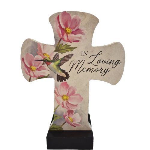 Loving Memory Pedestal Cross