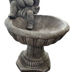 Sitting Angel Birdbath