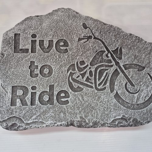 Live To Ride Plaque