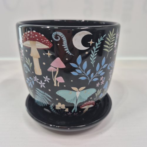 Dark Forest Ceramic Planter