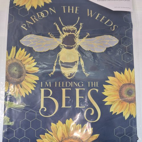 Garden Flag Pardon the Weeds I’m Feeding