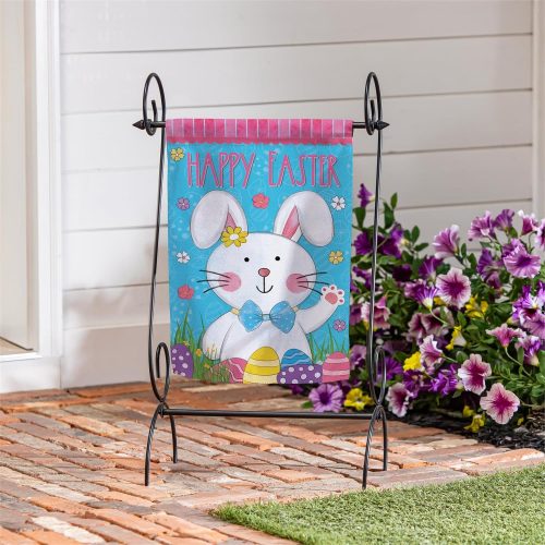Garden Flag Easter Bow Basket