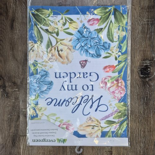 Garden Flag Welcome To My Garden Burlap