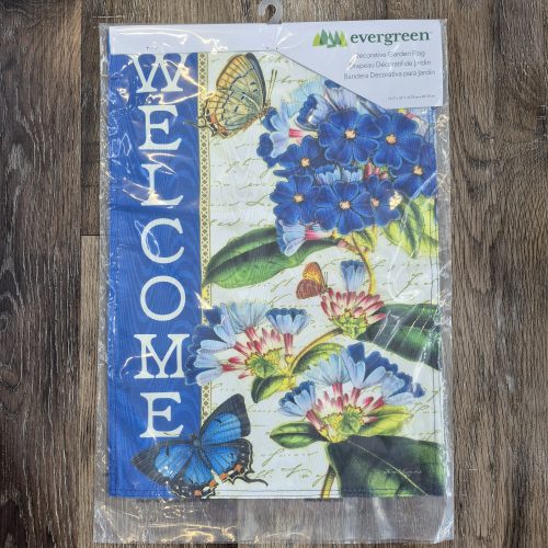 Garden Flag Blue Hydrangea Musings Moire