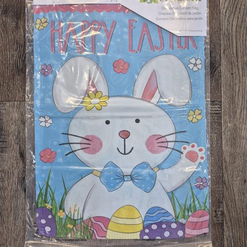 Garden Flag Bowtie Bunny