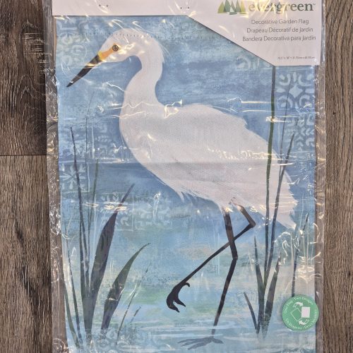 Garden Flag Blue Heron Reversable