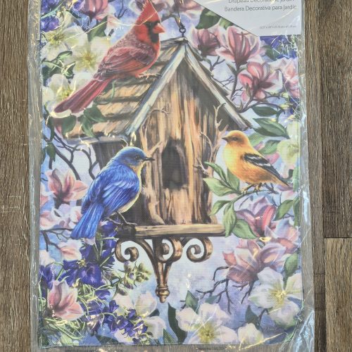 Garden Flag Spring Awakens Burlap